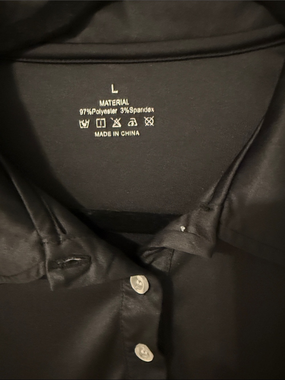 Women’s Black Performance Polo Shirt - Unbranded - Picture 2 of 3